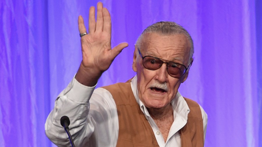 Stan Lee speaks onstage at the Hollywood Foreign Press Association's Grants Banquet at the Beverly Wilshire Four Seasons Hotel on August 2, 2017 in Beverly Hills, California. (Credit: Kevin Winter/Getty Images)