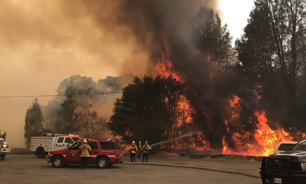 The Pawnee Fire has scorched thousands of acres and threatens hundreds of homes in Lake County. (Credit: Cal Fire)