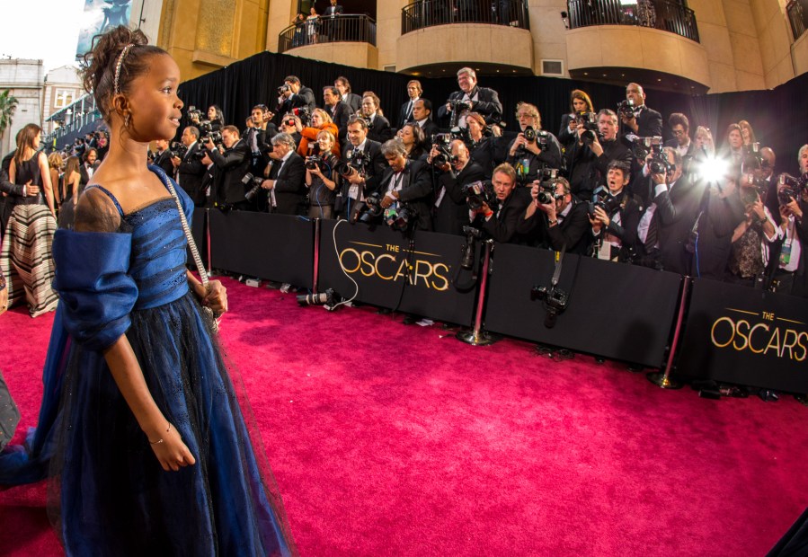 Actress Quvenzhane Wallis arrives at the Oscars held at Hollywood & Highland Center on February 24, 2013 in Hollywood. (Credit: Christopher Polk/Getty Images)