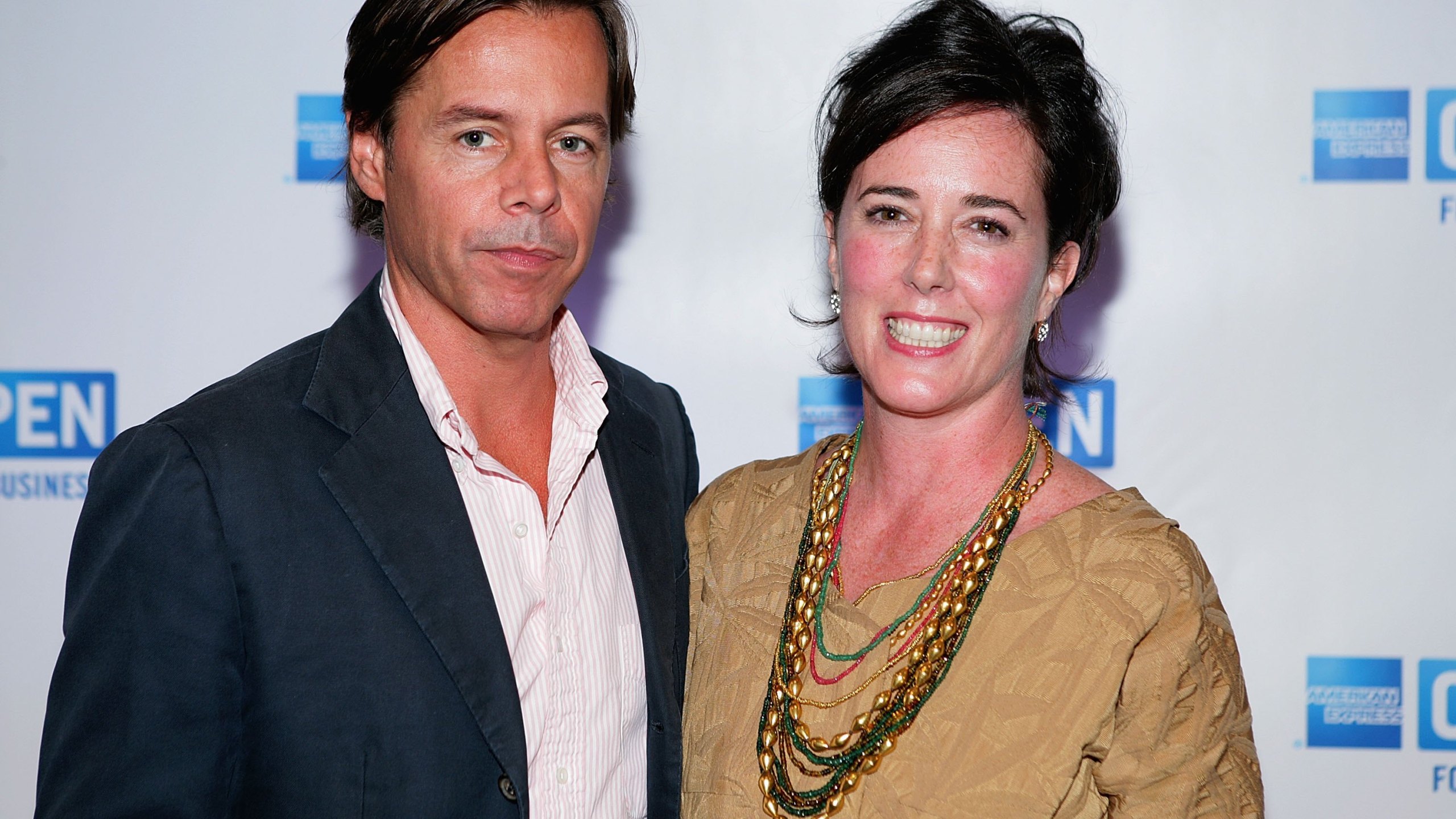 Andy Spade, CEO and Creative Director of Kate Spade, and designer Kate Spade attend OPEN from American Express' 'Making a Name for Yourself' at Nokia Theater July 27, 2006 in New York City. (Credit: Matthew Peyton/Getty Images For American Express)