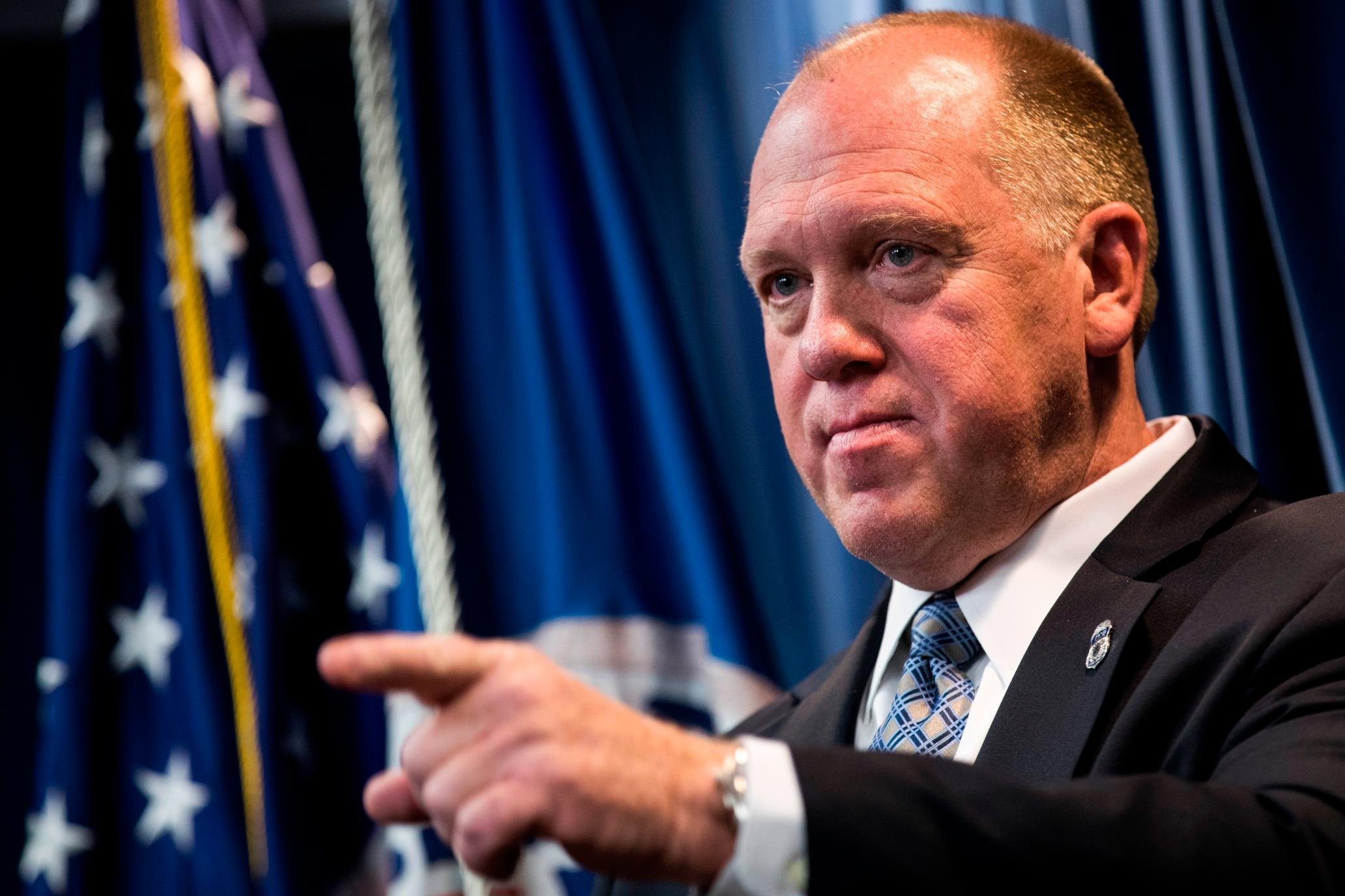 Acting Immigration and Customs Enforcement Director Thomas Homan appears in an undated photo. (Credit: Drew Angerer/Getty Images)