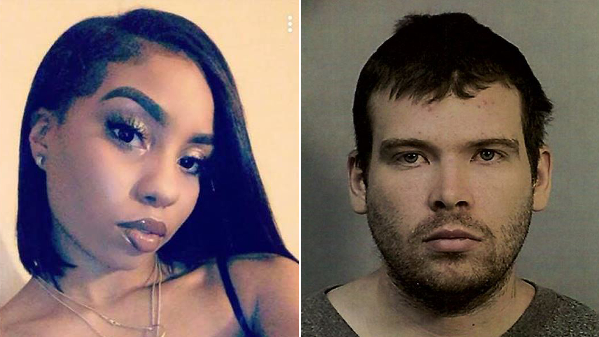 Nia Wilson, left, is seen in an image uploaded to her Facebook page in December 2017. At right, John Lee Cowell is seen in a booking photo released July 23, 2018, by BART police.