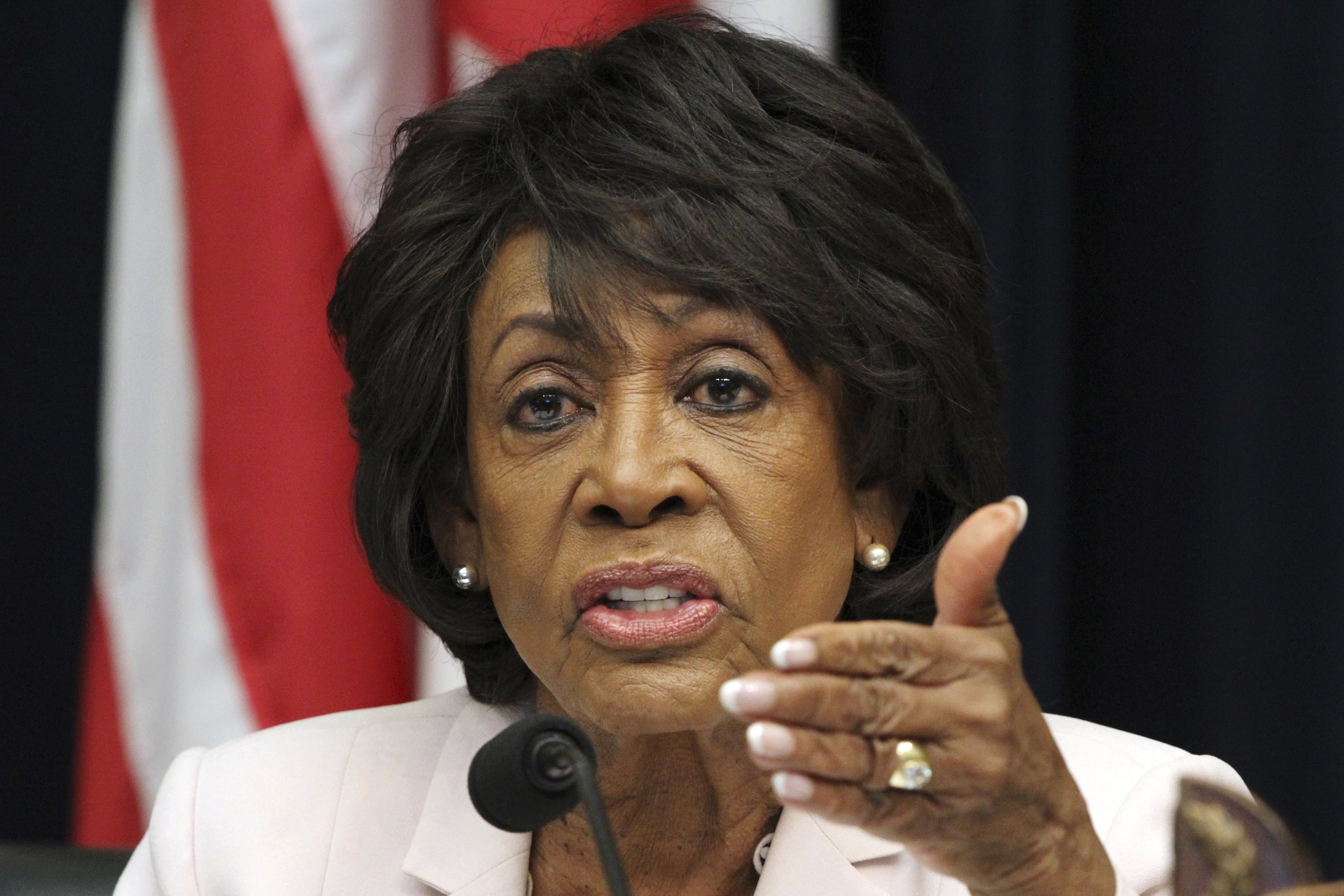 Nearly 200 black female leaders and allies outside of Congress have signed a letter calling on top congressional Democrats to defend Rep. Maxine Waters after she was criticized by members of her own party for urging people to protest President Donald Trump's Cabinet members in public spaces. (Credit: Jacquelyn Martin/AP via CNN)