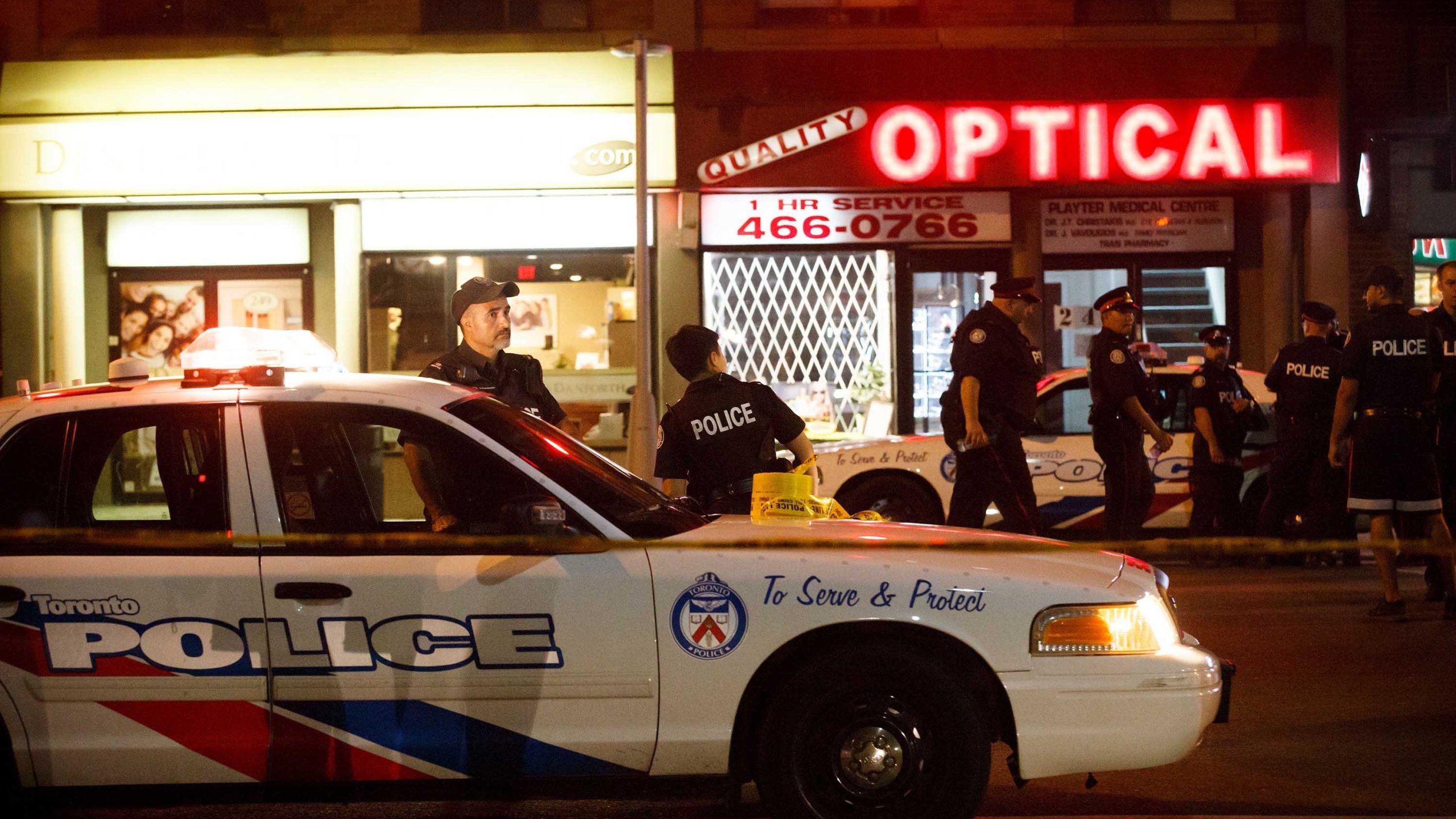 A woman was killed and 13 others injured in a shooting in Toronto on July 22, 2018. (Credit: Cole Burston/Getty Images)