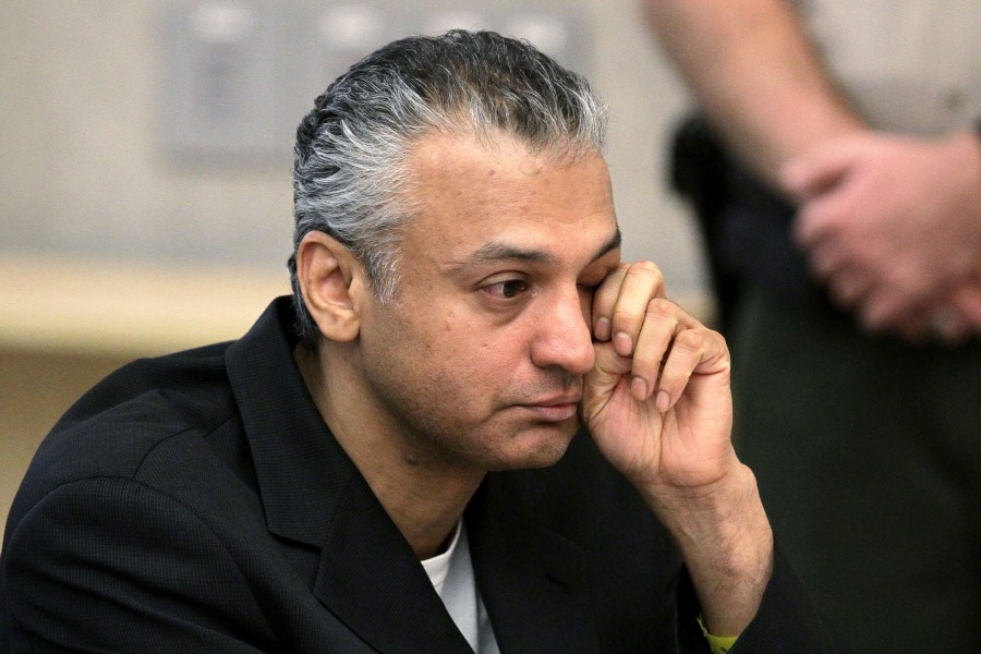 Actor Shelley Malil reacts to the sentence imposed by the judge on Dec.16, 2010 in Vista, California. (Credit: Jerod Harris/Getty Images)