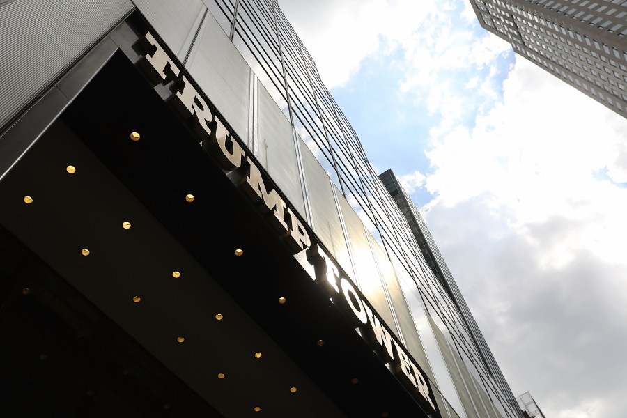 Trump Tower stands in lower Manhattan after it re-opened following the departure of US President Donald Trump on Aug. 16, 2017. (Credit: Spencer Platt/Getty Images)