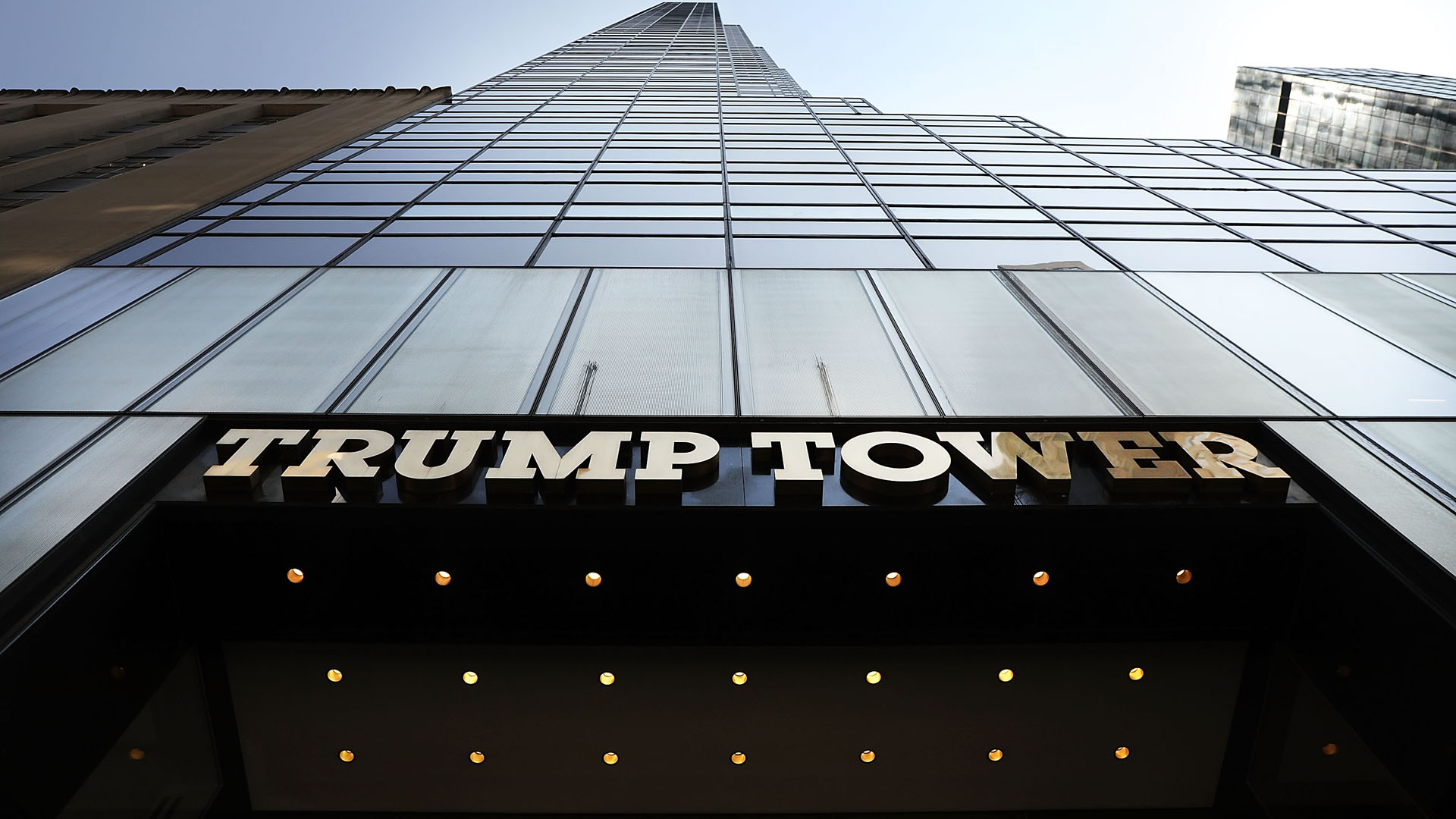 Trump Tower on Fifth Avenue in Manhattan is seen in on August 24, 2018. (Credit: Spencer Platt/Getty Images)