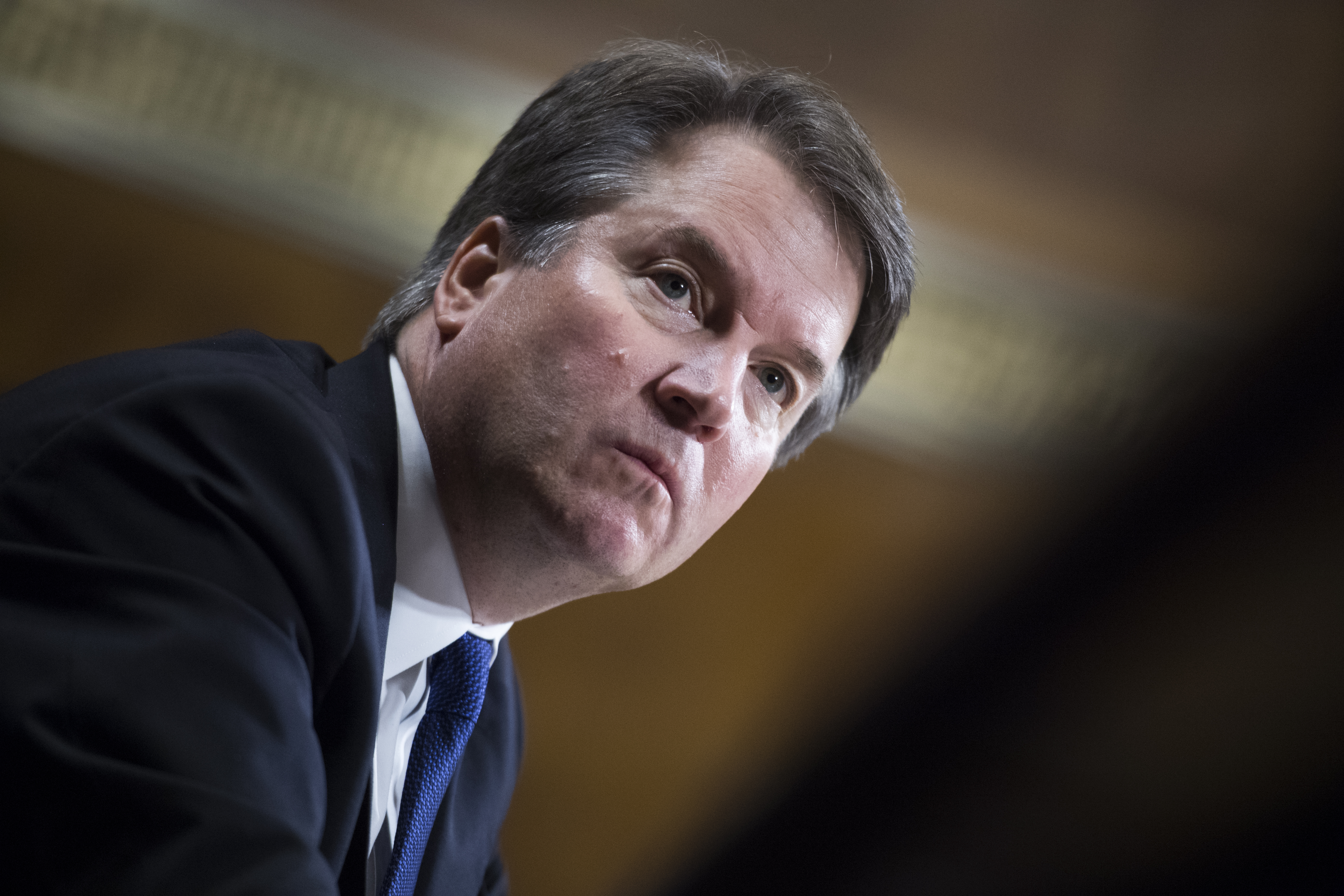 Judge Brett Kavanaugh testifies during the Senate Judiciary Committee hearing on his nomination be an associate justice of the Supreme Court of the United States. (Credit: Tom Williams-Pool/Getty Images)