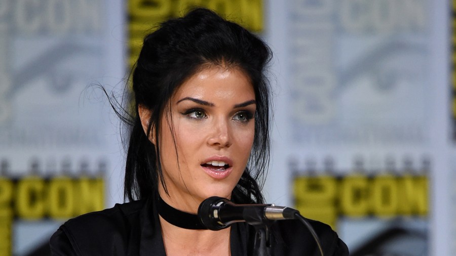 Marie Avgeropoulos speaks onstage at Comic-Con International 2017 "The 100" panel at San Diego Convention Center on July 21, 2017. (Credit: Mike Coppola/Getty Images)