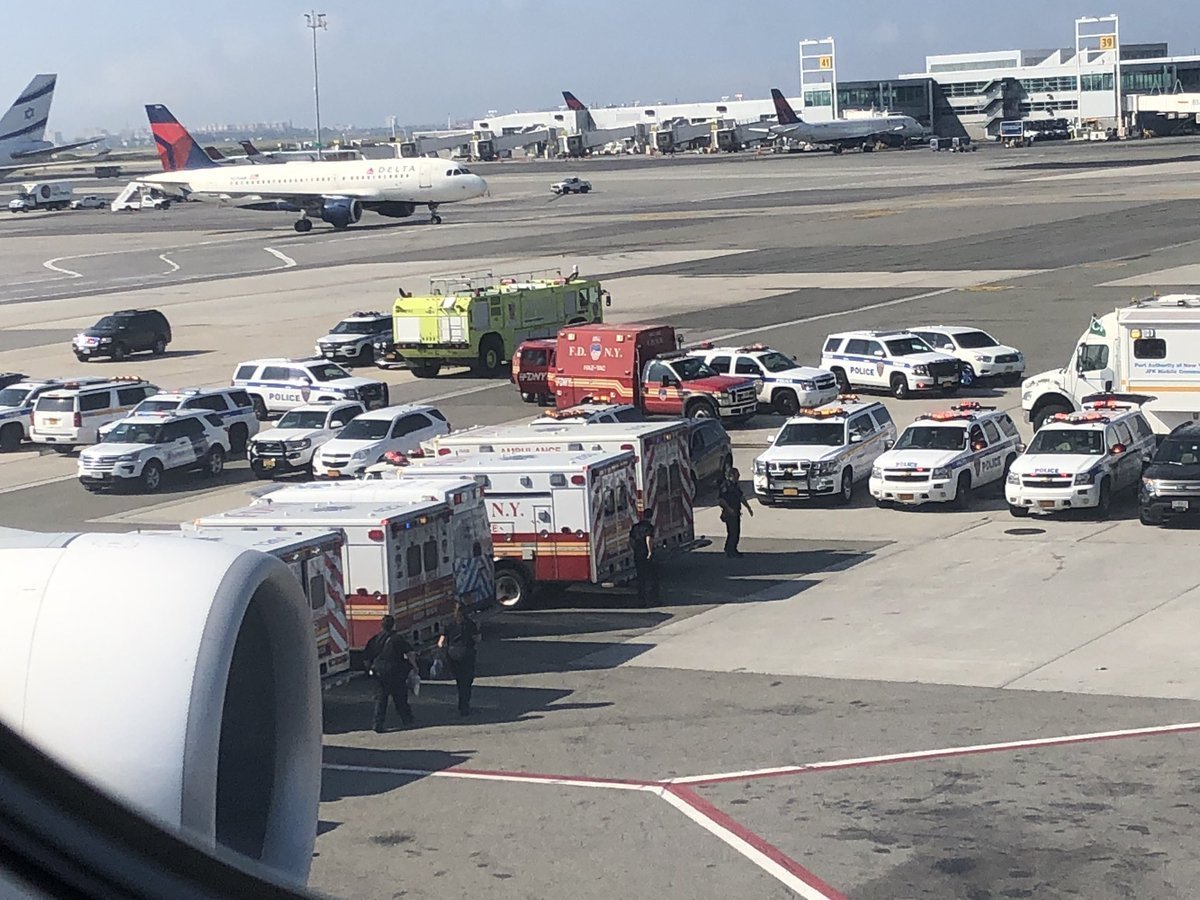 Passenger Larry Coben was aboard the Emirates flight this morning where several passengers reported feeling ill. (Credit: Larry Coben via CNN Wire)