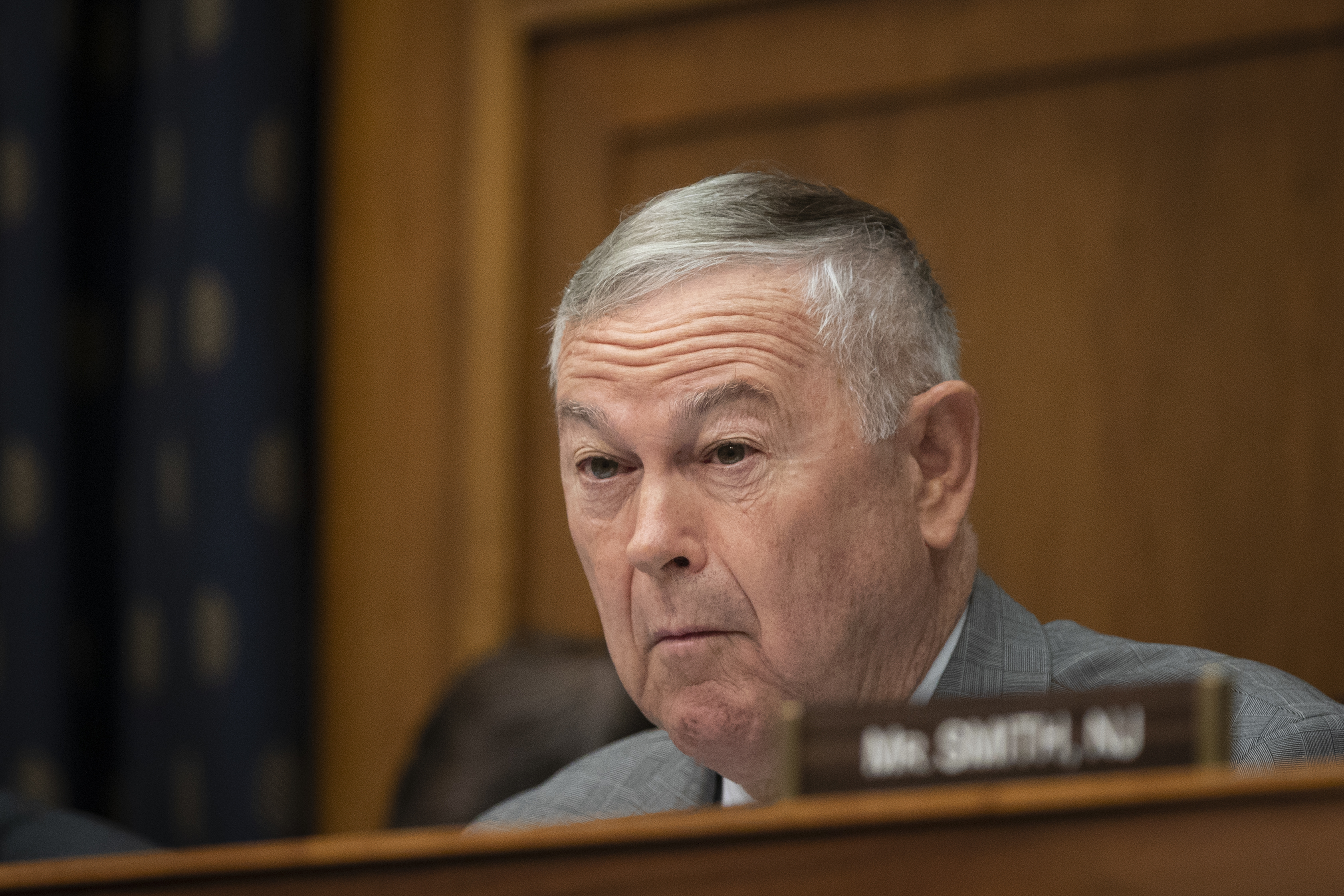 Rep. Dana Rohrabacher listens during a House Foreign Affairs Committee hearing concerning the genocide against the Burmese Rohingya, on Capitol Hill, Sept. 26, 2018. (Credit: Drew Angerer / Getty Images)