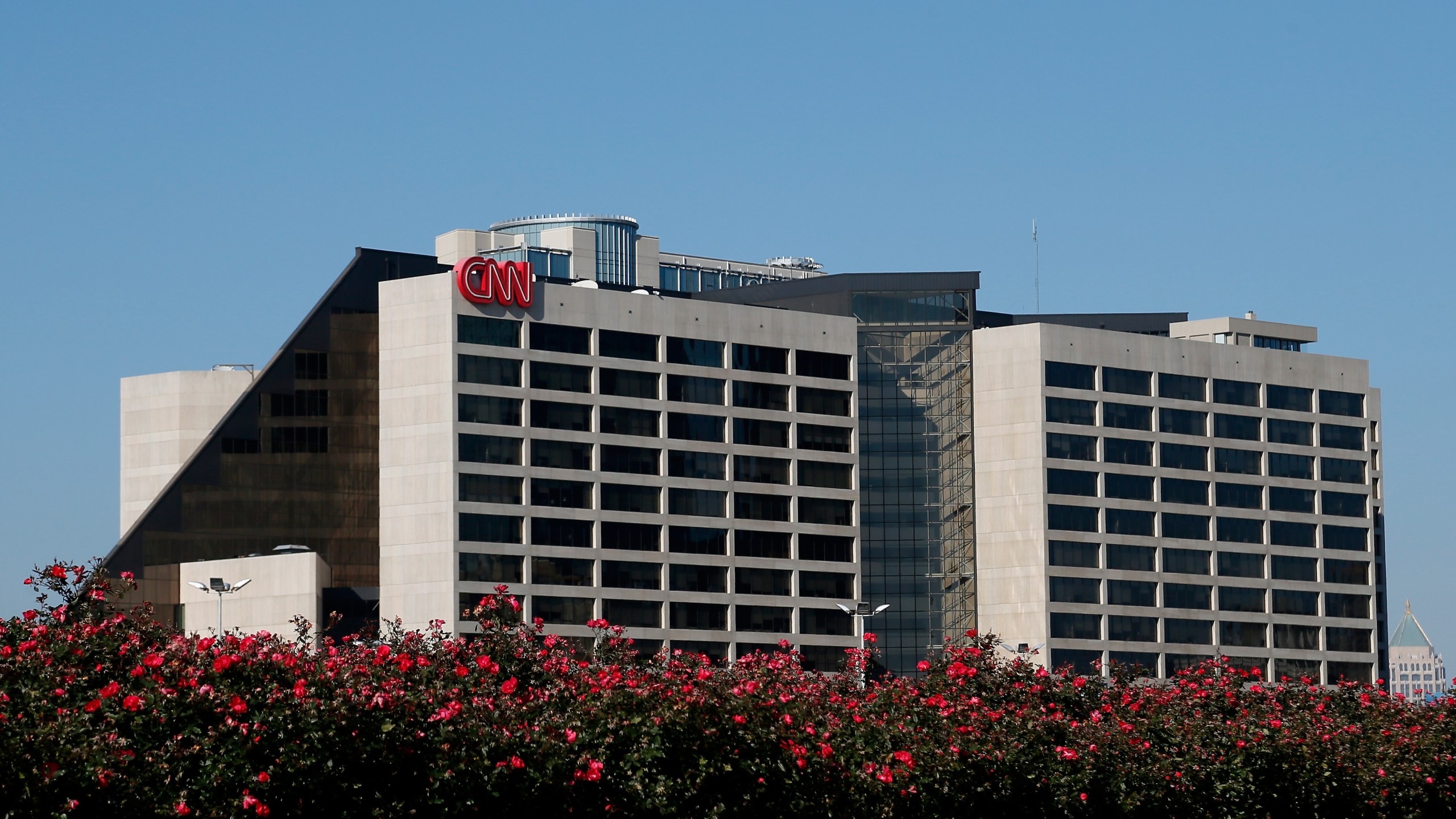 The CNN Center building stands on November 29, 2012 in Atlanta, Georgia. (Credit: Kevin C. Cox/Getty Images)