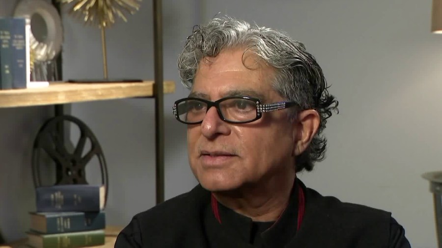 Deepak Chopra speaks with Christina Pascucci for the KTLA 5 News on Nov. 20, 2018. (Credit: KTLA)