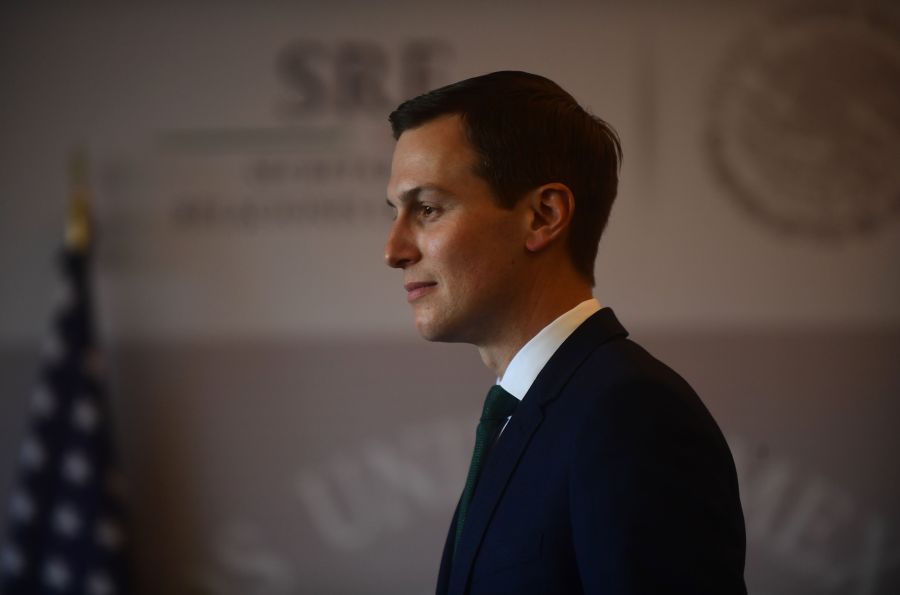 Jared Kushner is pictured at the Foreign Ministry in Mexico City, where he arrived to hold a meeting with Mexico's Foreign Minister Luis Videgaray on July 13, 2018. (Credit: PEDRO PARDO/AFP/Getty Images)