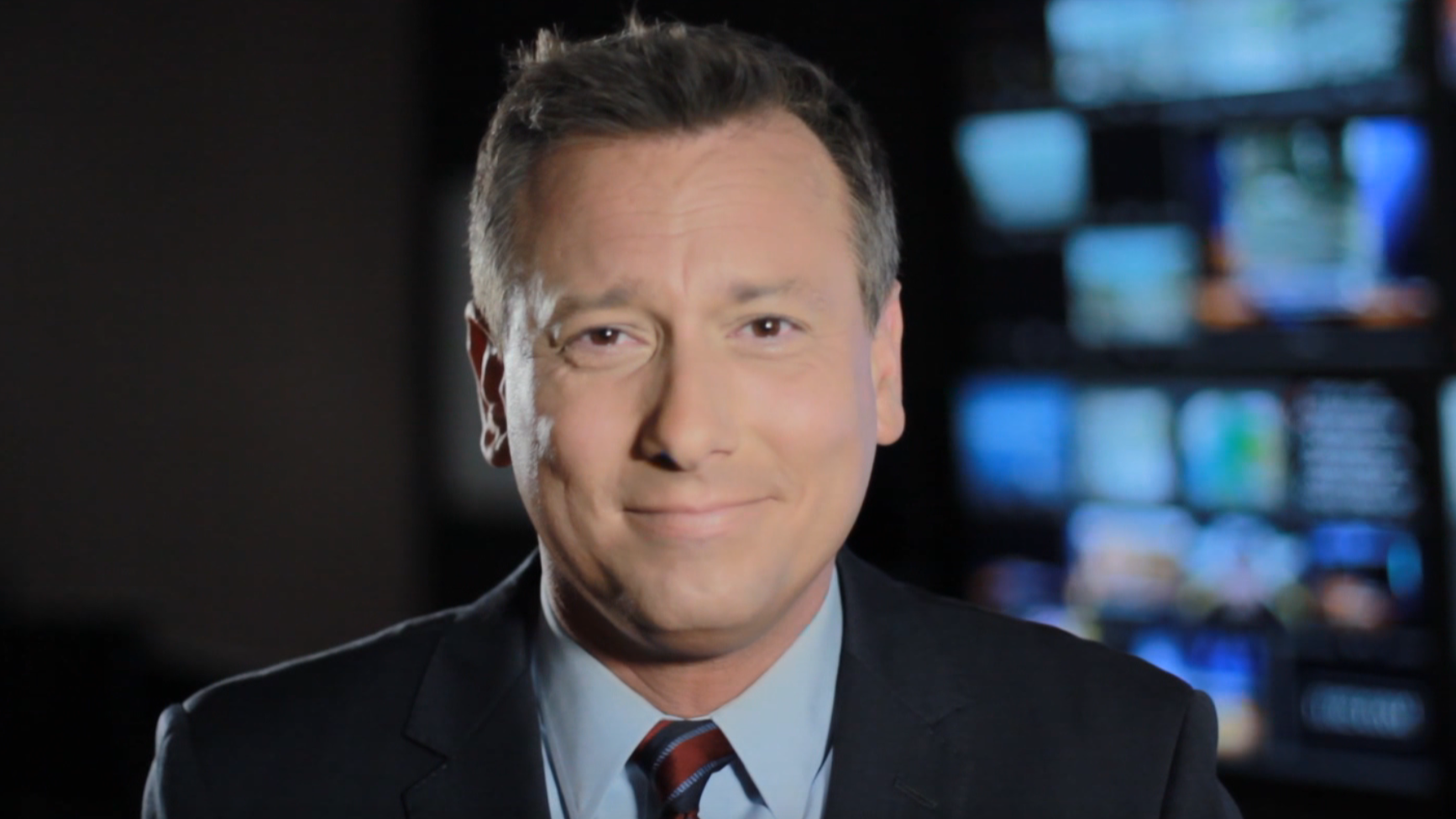 Chris Burrous appears in an undated photo from a KTLA promo shoot. (Credit: KTLA)