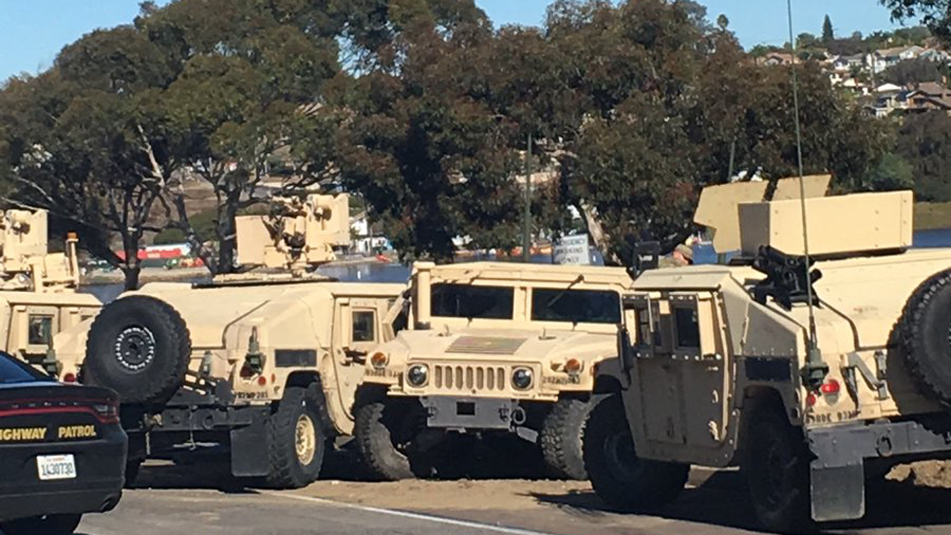 Jimmy Walker tweeted this image of a crash in Carlsbad on Dec. 8, 2018. (Credit: Twitter.com/jcwalkersailor)