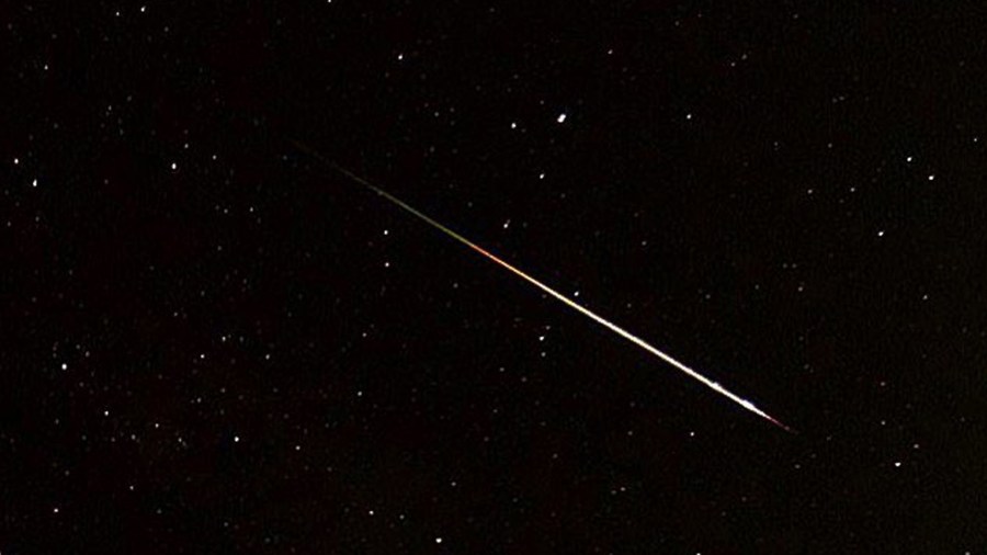 The Geminid meteor shower is known for its "shooting" stars. (Credit: Ben Woodgates/CNN)