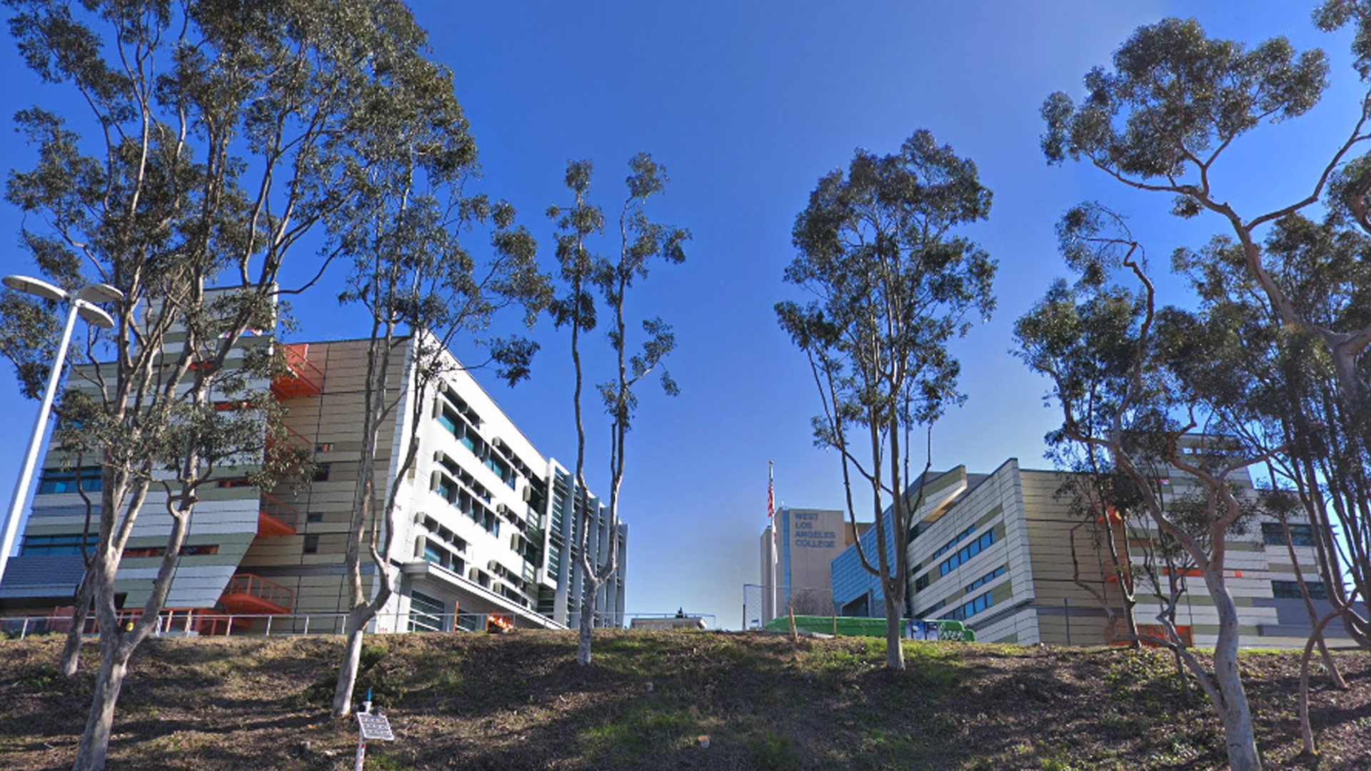 The campus of West Los Angeles College in Ladera Heights is seen in a Google Maps Street View image from January 2018.