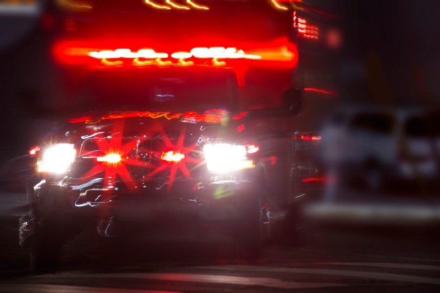 An ambulance rushes to the scene of an accident in a file image (Credit: iStock / Getty Images Plus)