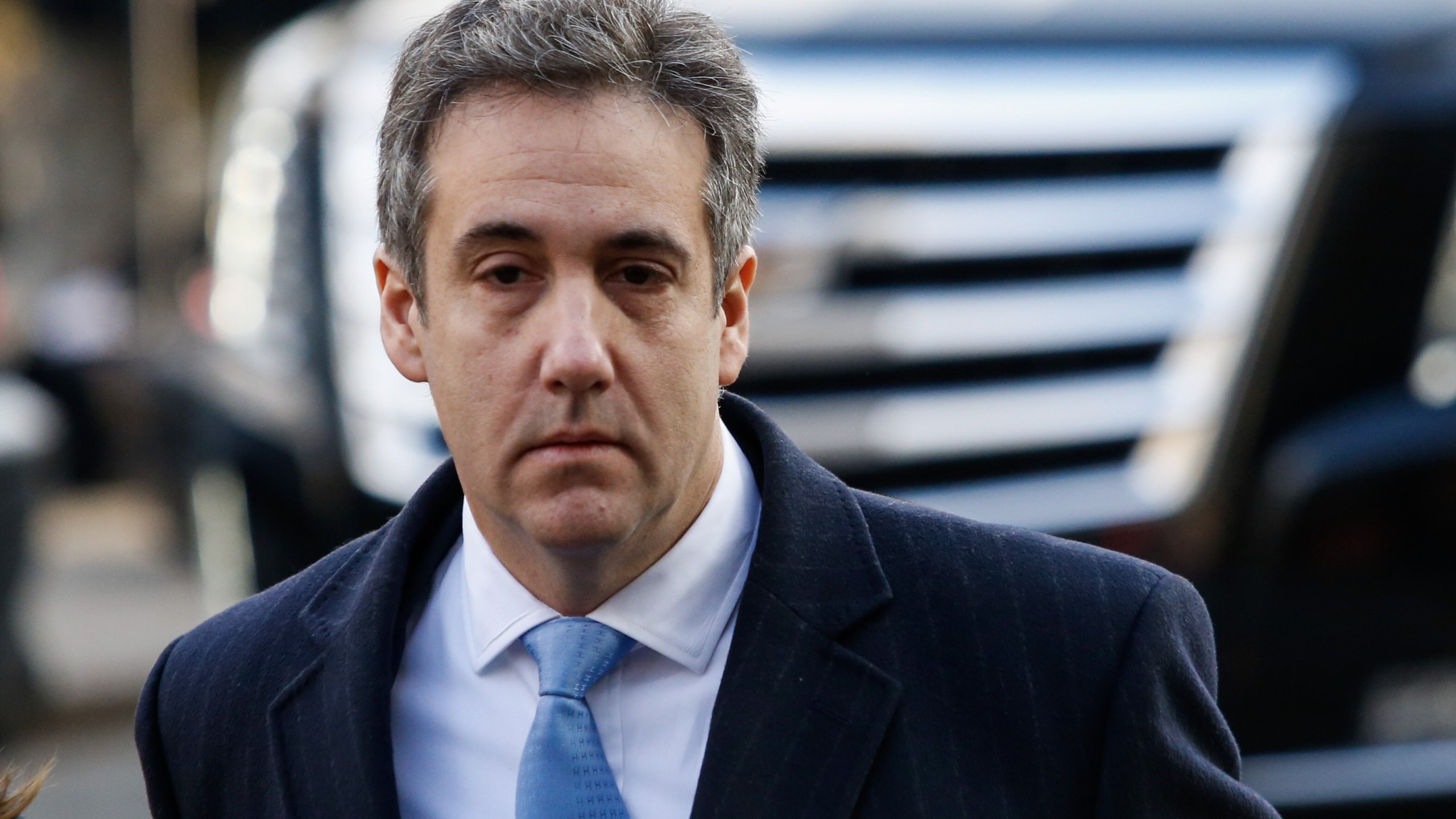 Michael Cohen, President Donald Trump's former personal attorney and fixer, arrives at federal court for his sentencing hearing, Dec. 12, 2018 in New York City. (Credit: Eduardo Munoz Alvarez/Getty Images)