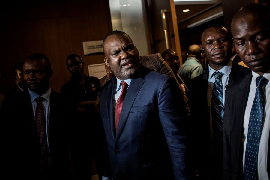 President of the National Independent Electoral Commission Corneille Nangaa leaves a joint meeting with the main presidential candidates and the African Union on Jan. 2, 2019, in Kinshasa. (Credit: John Wessels/AFP/Getty Images)