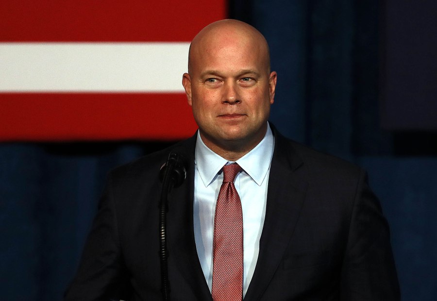 Acting Attorney General Matthew Whitaker addresses the Project Safe Neighborhoods National Conference in Kansas City, Missouri on Dec. 7, 2018. (Credit: Jamie Squire/Getty Images)