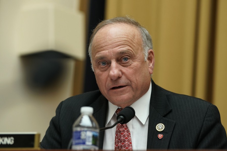 U.S. Rep. Steve King (R-IA) speaks during a hearing where Google CEO Sundar Pichai testifies before the House Judiciary Committee at the Rayburn House Office Building on Dec. 11, 2018. (Credit: Alex Wong/Getty Images)