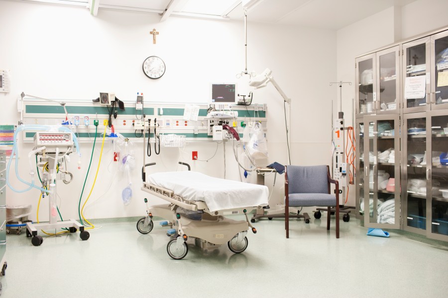 An empty hospital room is seen in this file photo. (Credit: Getty Images)