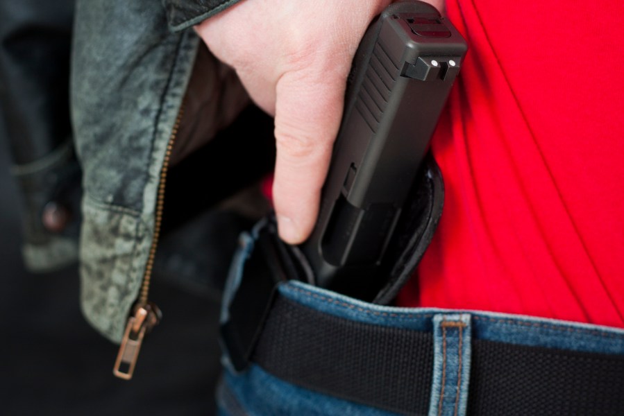 File photo of a handgun. (Credit: Getty Images)