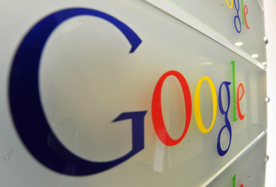 The Google logo is seen in a file photo. (Credit: GEORGES GOBET/AFP/Getty Images)