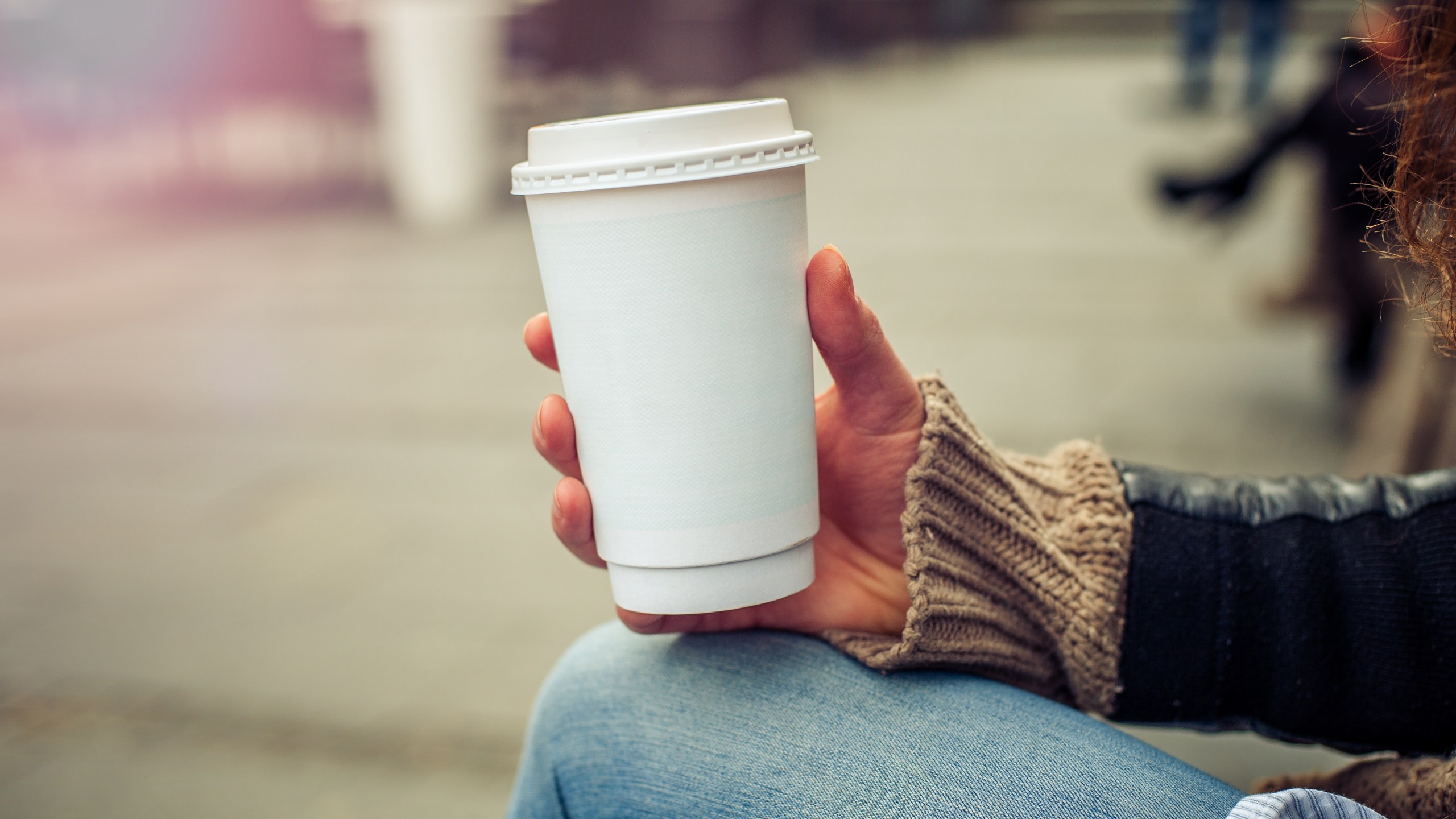 A disposable coffee cup is seen in a file photo. (Credit: iStock / Getty Images Plus)