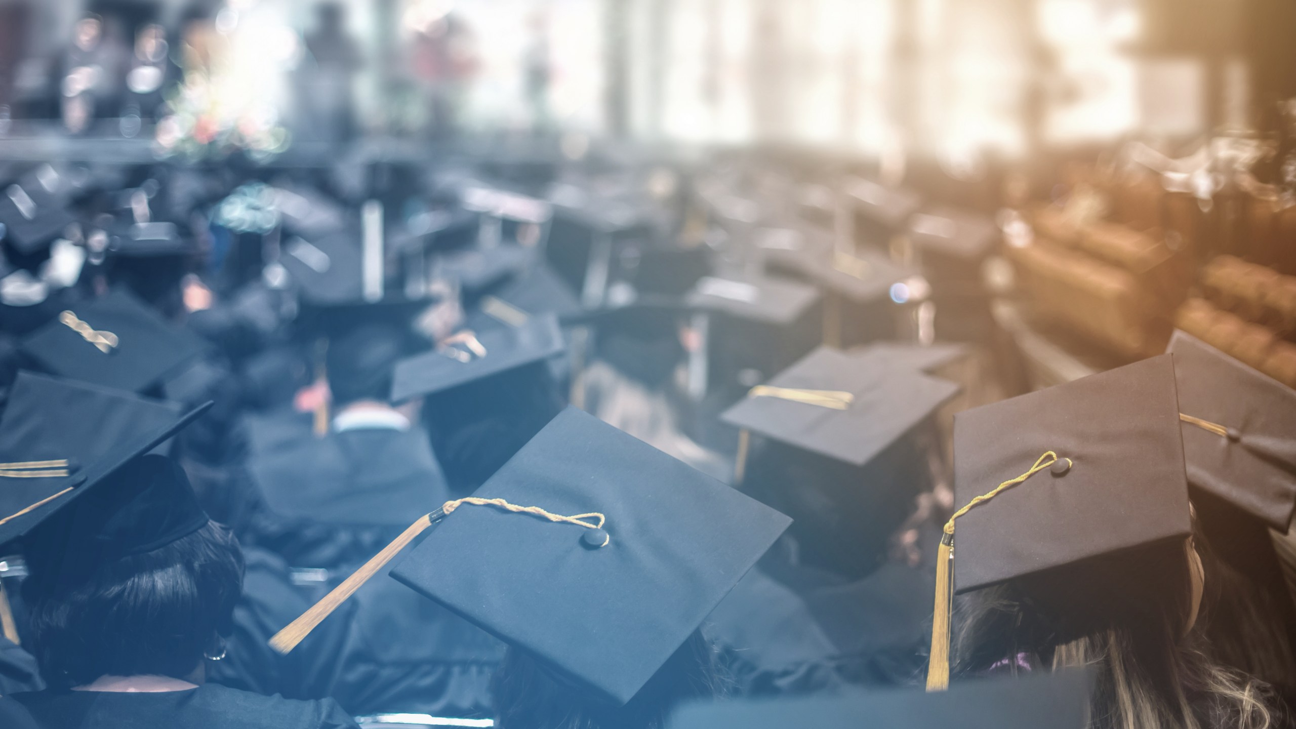 College graduates are seen in this file photo. (Credit: Getty Images)