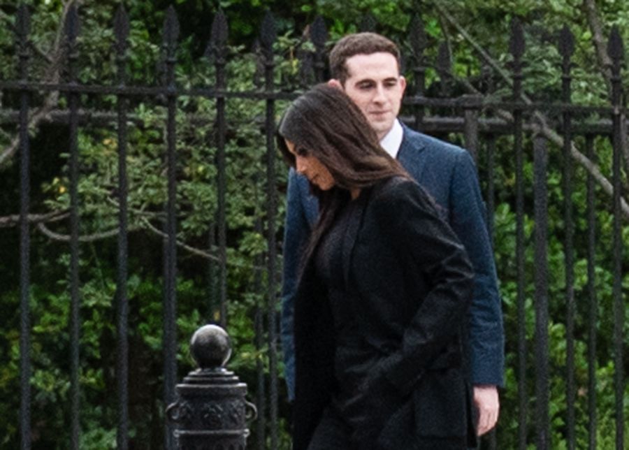 TV personality Kim Kardashian is seen entering the grounds of the White House on May 30, 2018. (Credit: Mandel Ngan / AFP / Getty Images)