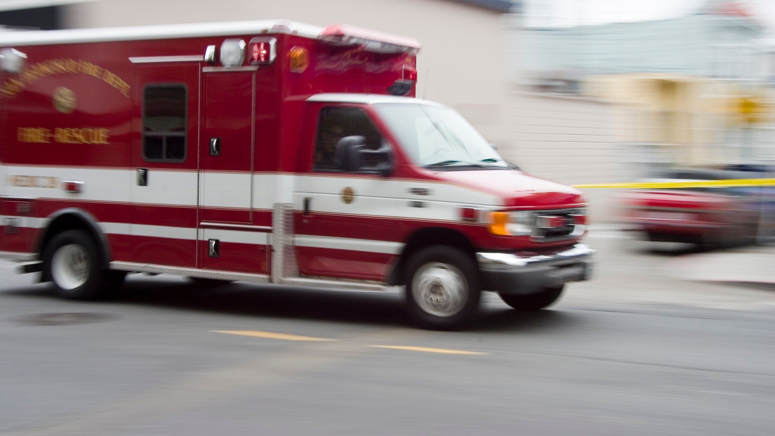 A file image shows a paramedic's ambulance. (Credit: iStock / Getty Images Plus)