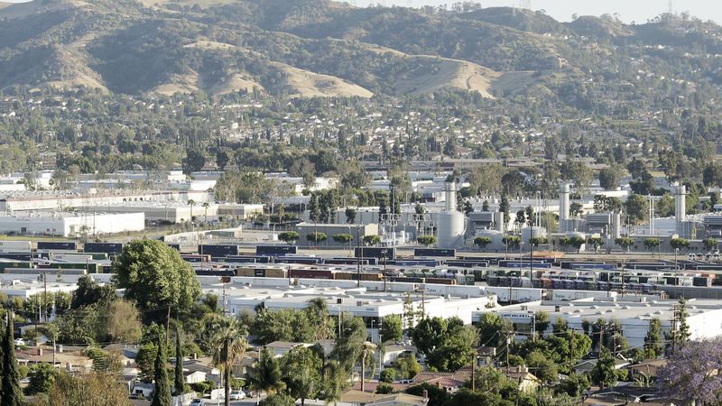 The City of Industry is seen in this undated photo. (Credit: Luis Sinco / Los Angeles Times)