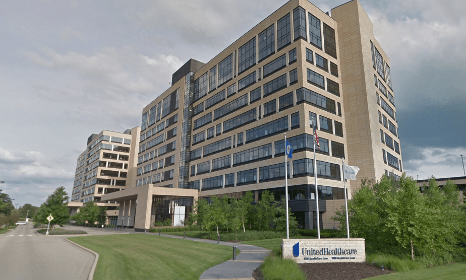 UnitedHealthCare Group's headquarters in Minnesota is seen in this image from Google Maps.