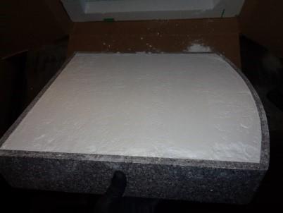 A tombstone that had been stuffed with cocaine is seen in a photo released by U.S Customs and Border Protection on Feb. 15, 2019.