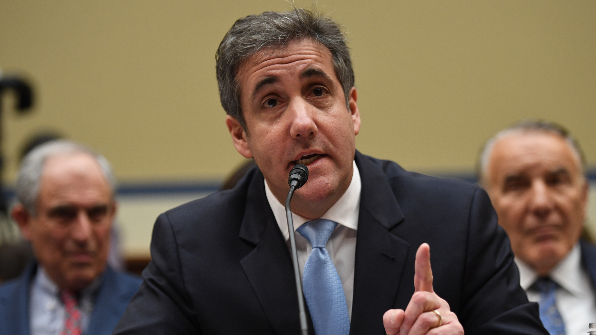 Michael Cohen, President Donald Trump's former personal attorney, testifies before the House Oversight and Reform Committee in the Rayburn House Office Building on Capitol Hill on February 27, 2019. (Credit: JIM WATSON/AFP/Getty Images)