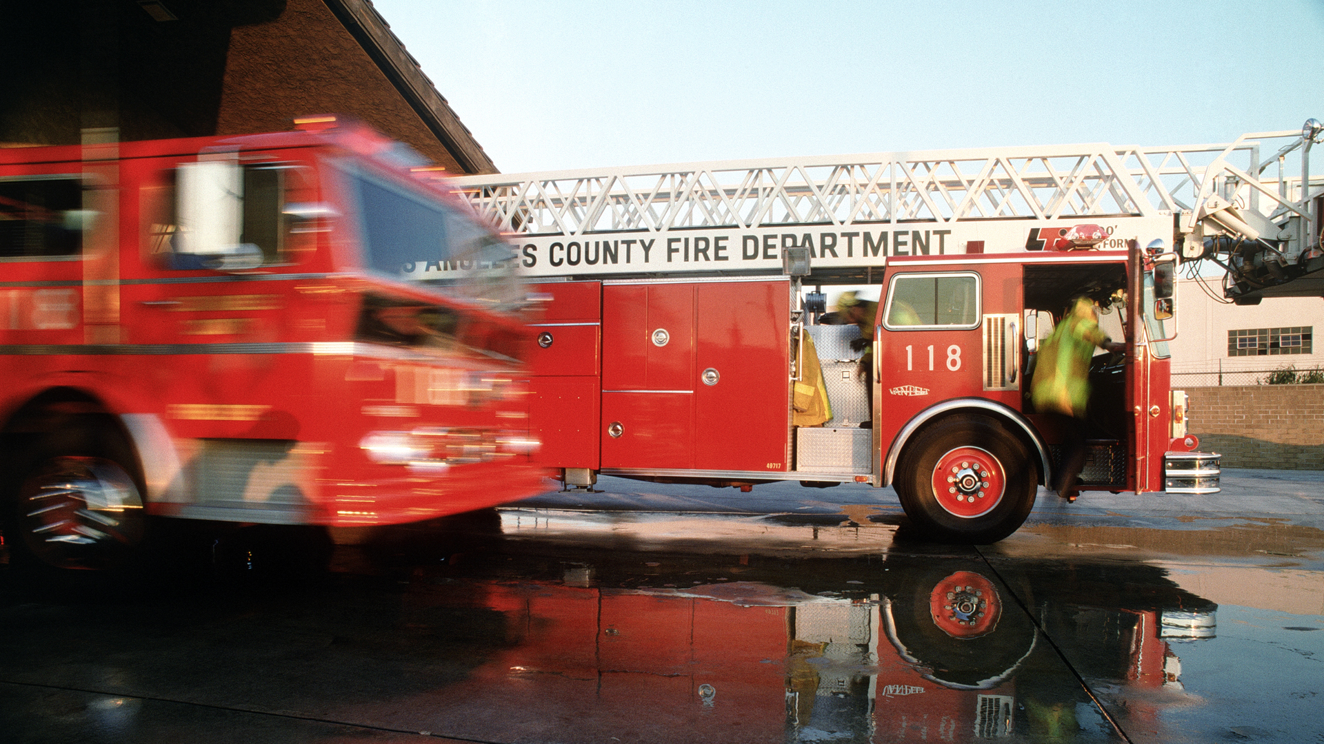 A Los Angeles County Fire Department vehicle is seen in a file photo. (Credit: iStock / Getty Images)