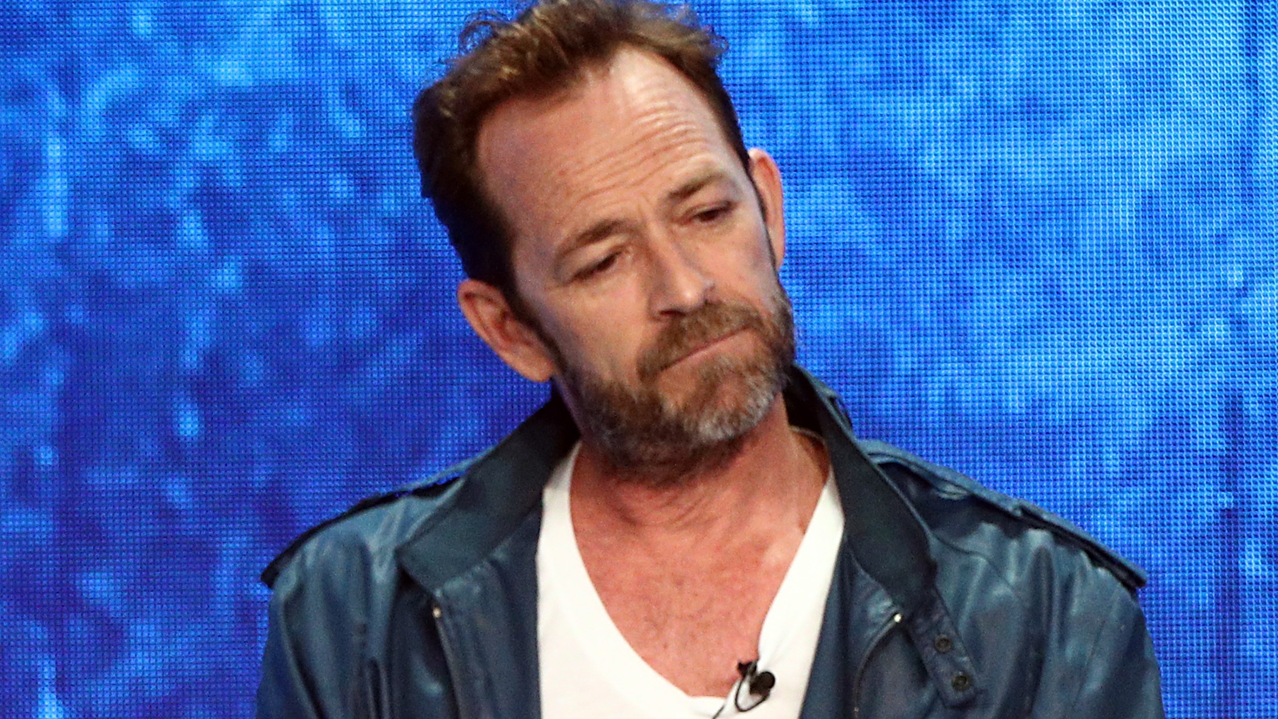 Luke Perry from 'Riverdale' speaks onstage at the CW Network portion of the Summer 2018 TCA Press Tour at The Beverly Hilton Hotel on August 6, 2018 in Beverly Hills, California. (Credit: Frederick M. Brown/Getty Images)