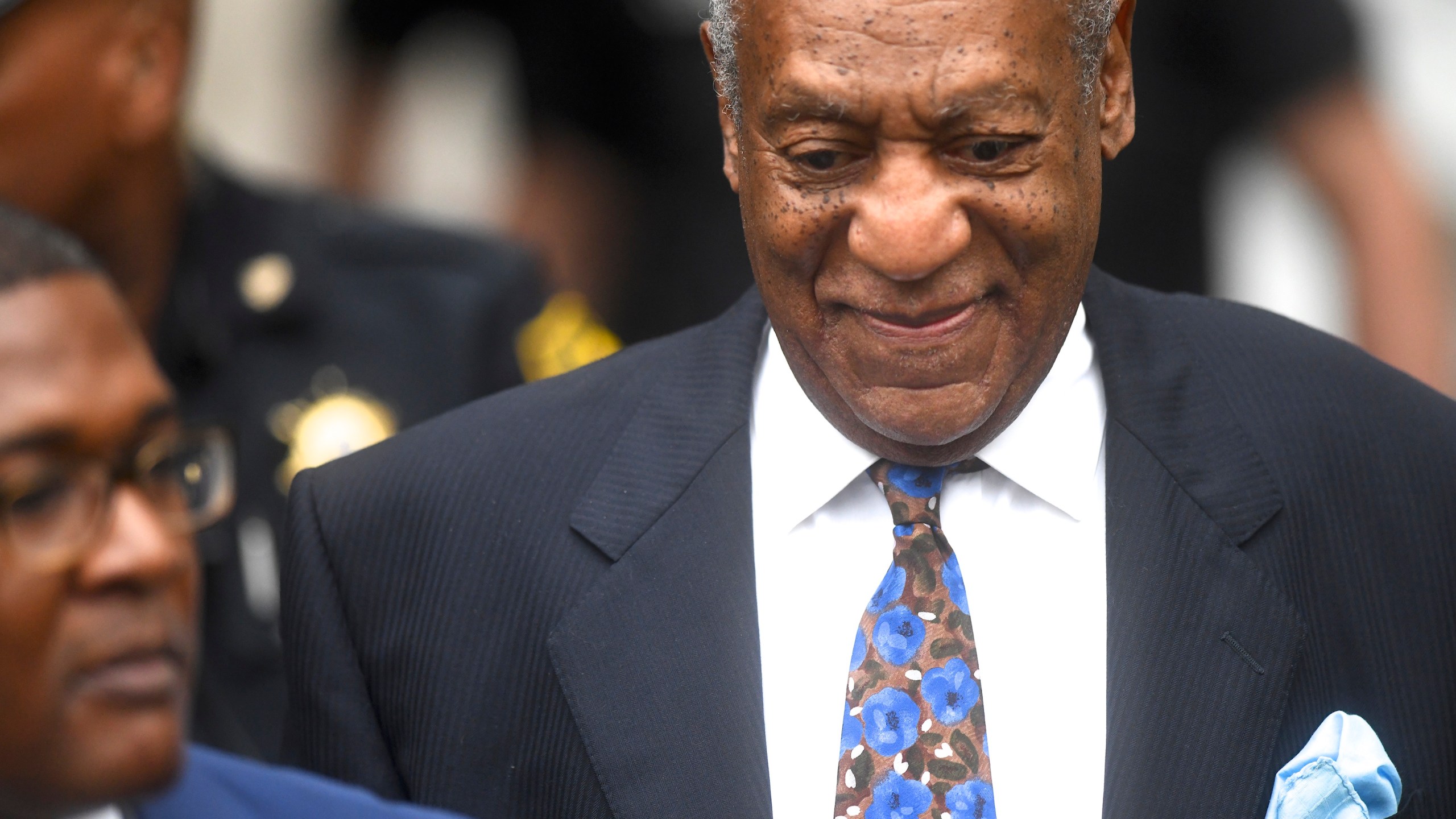 Bill Cosby arrives at the Montgomery County Courthouse on the first day of sentencing in his sexual assault trial on September 24, 2018 in Norristown, Pennsylvania. (Credit: Mark Makela/Getty Images)