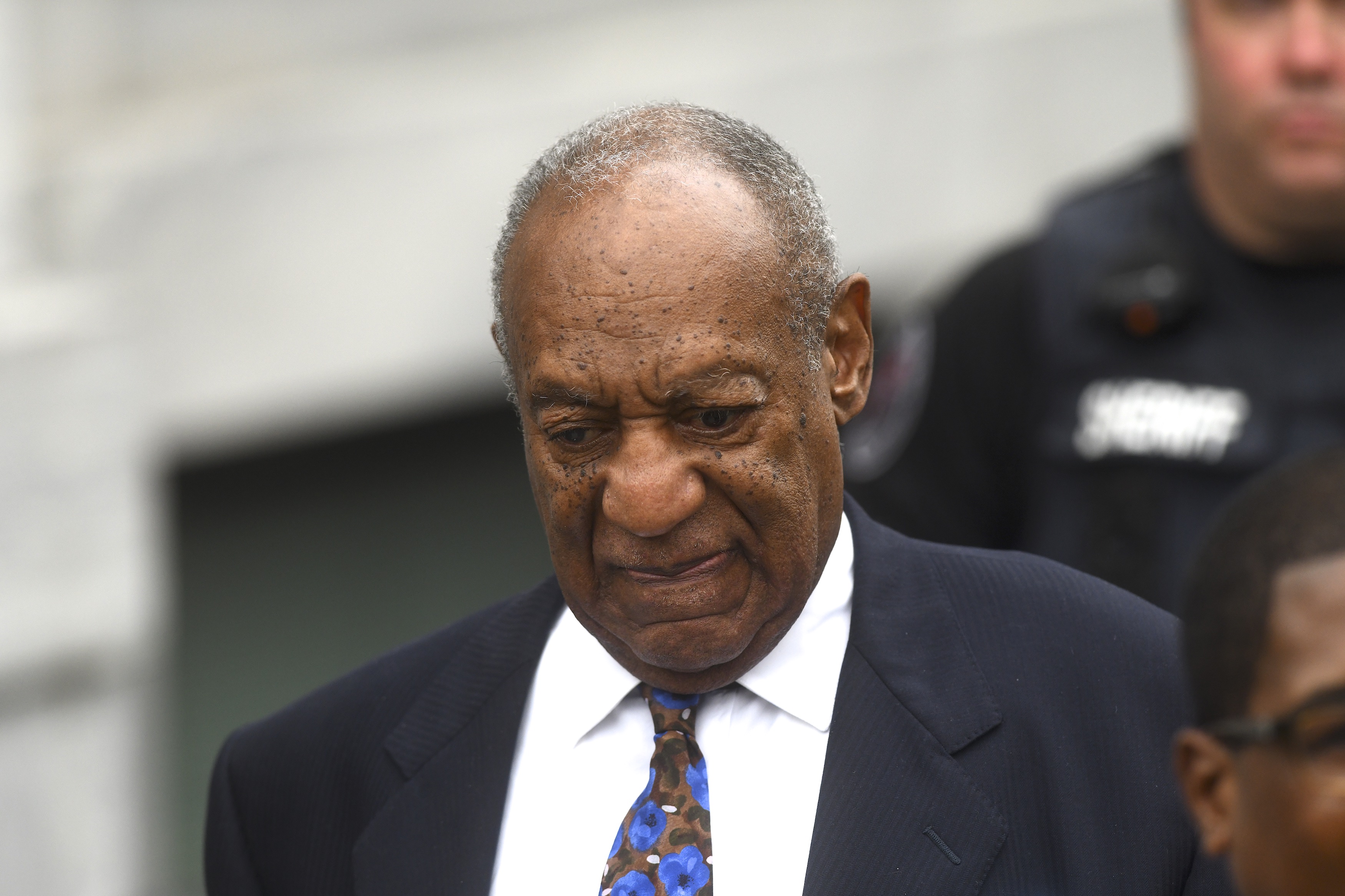 Bill Cosby departs the Montgomery County Courthouse on the first day of sentencing in his sexual assault trial on Sept. 24, 2018 in Norristown, Pennsylvania. (Mark Makela/Getty Images)