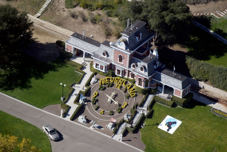 Michael Jackson's Neverland Ranch is seen on Nov. 18, 2003 outside of Santa Barbara. (Frazer Harrison/Getty Images)