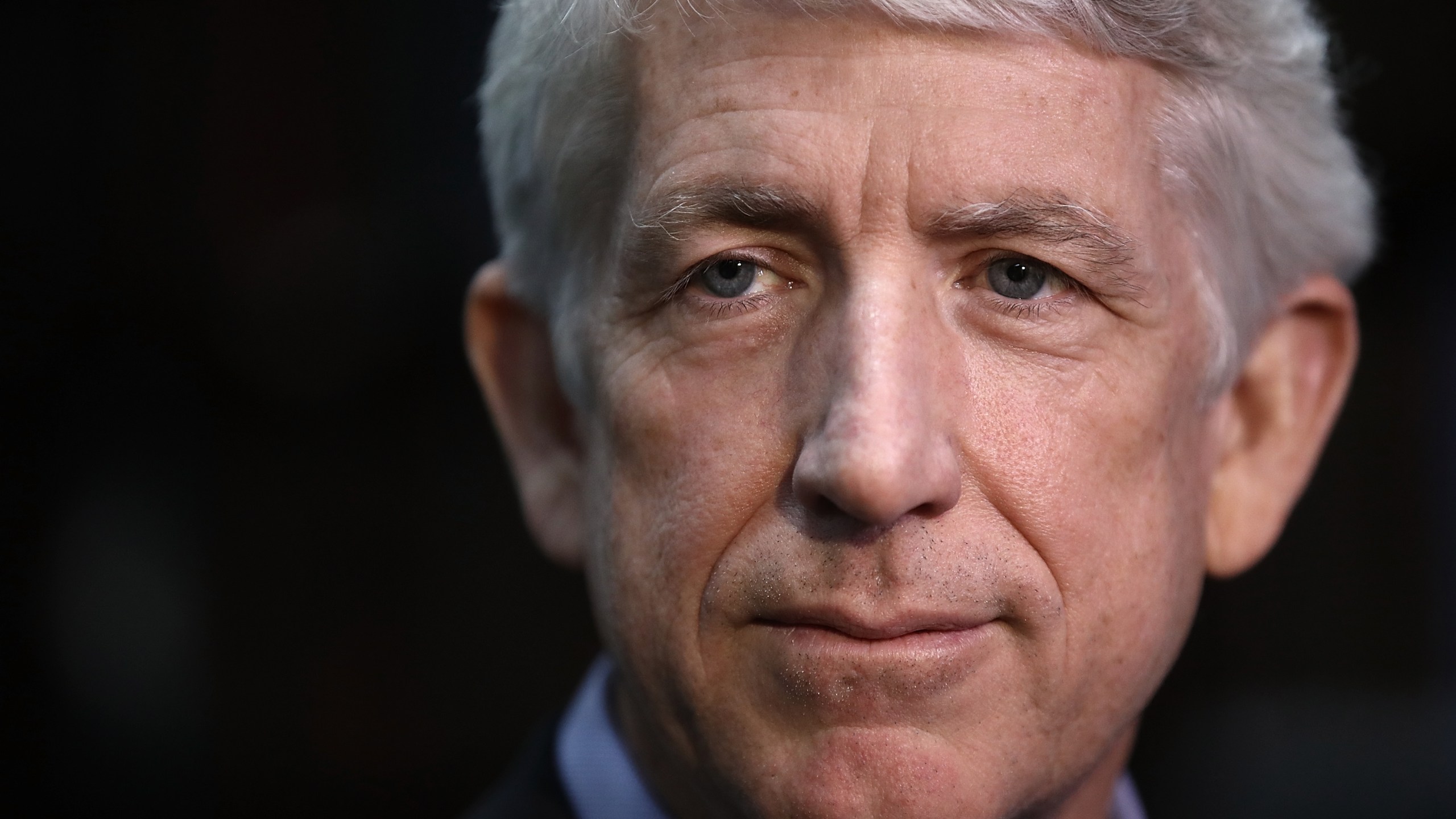 Virginia Attorney General Mark Herring answers questions after speaking during a town hall meeting at the Dar Al-Hijrah Islamic Center mosque in Falls Church, Virginia on March 17, 2017. (Credit: Win McNamee/Getty Images)