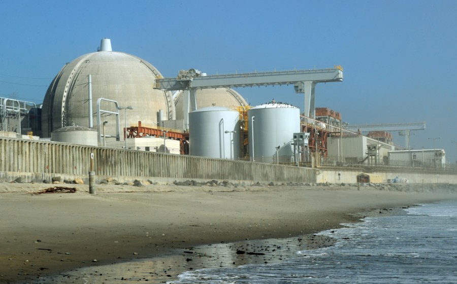 View of the San Onofre Nuclear Power Plant in north San Diego County on March 15, 2011. (Credit: MARK RALSTON/AFP/Getty Images)