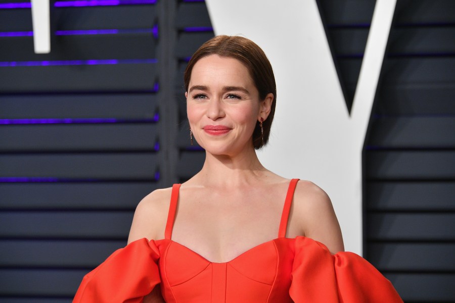 Emilia Clarke attends the 2019 Vanity Fair Oscar Party at Wallis Annenberg Center for the Performing Arts on February 24, 2019 in Beverly Hills. (Credit: Dia Dipasupil/Getty Images)