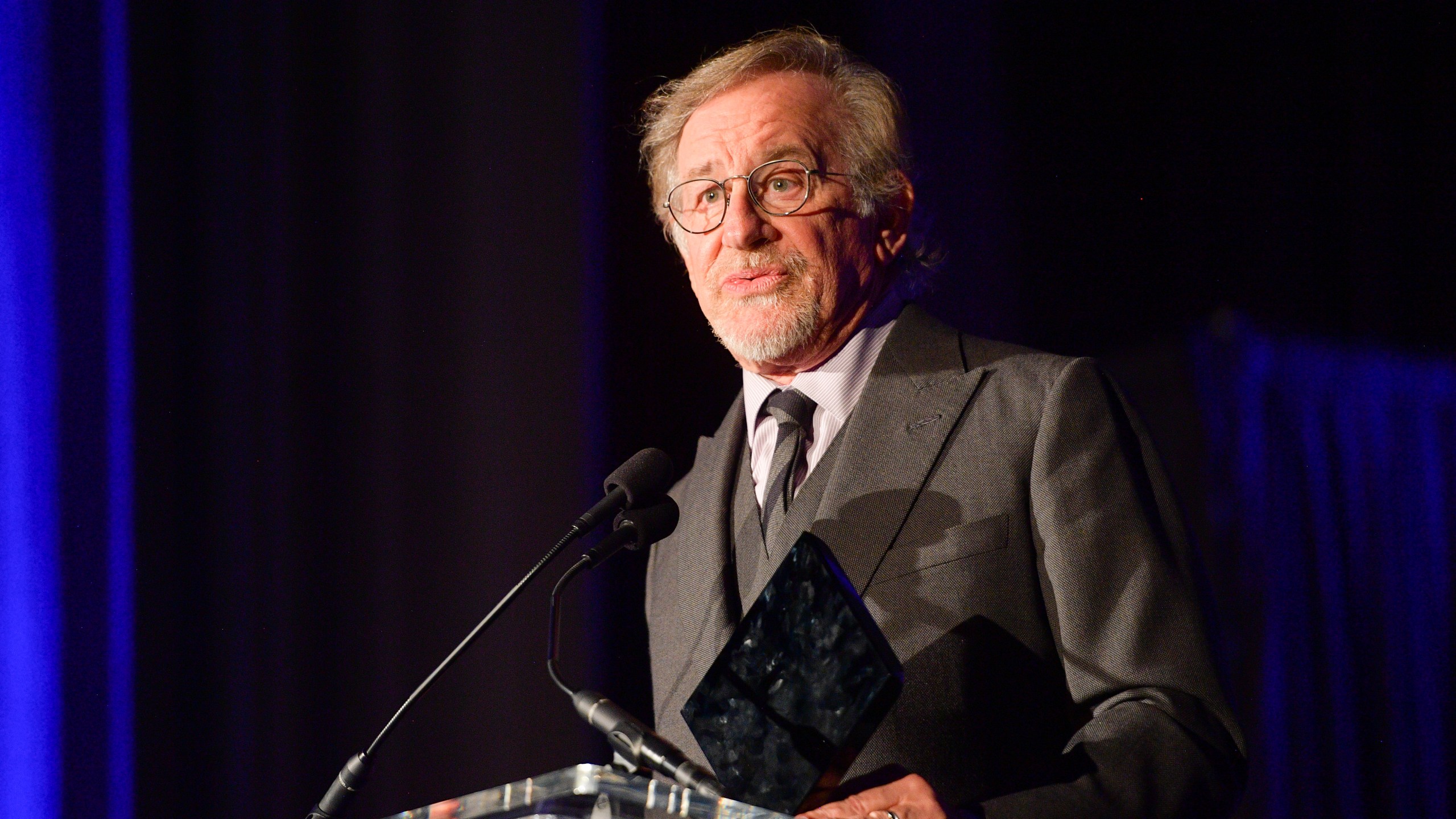 Steven Spielberg attends the 55th Annual Cinema Audio Society Awards at InterContinental Los Angeles Downtown on February 16, 2019 in Los Angeles, California. (Credit: Matt Winkelmeyer/Getty Images)