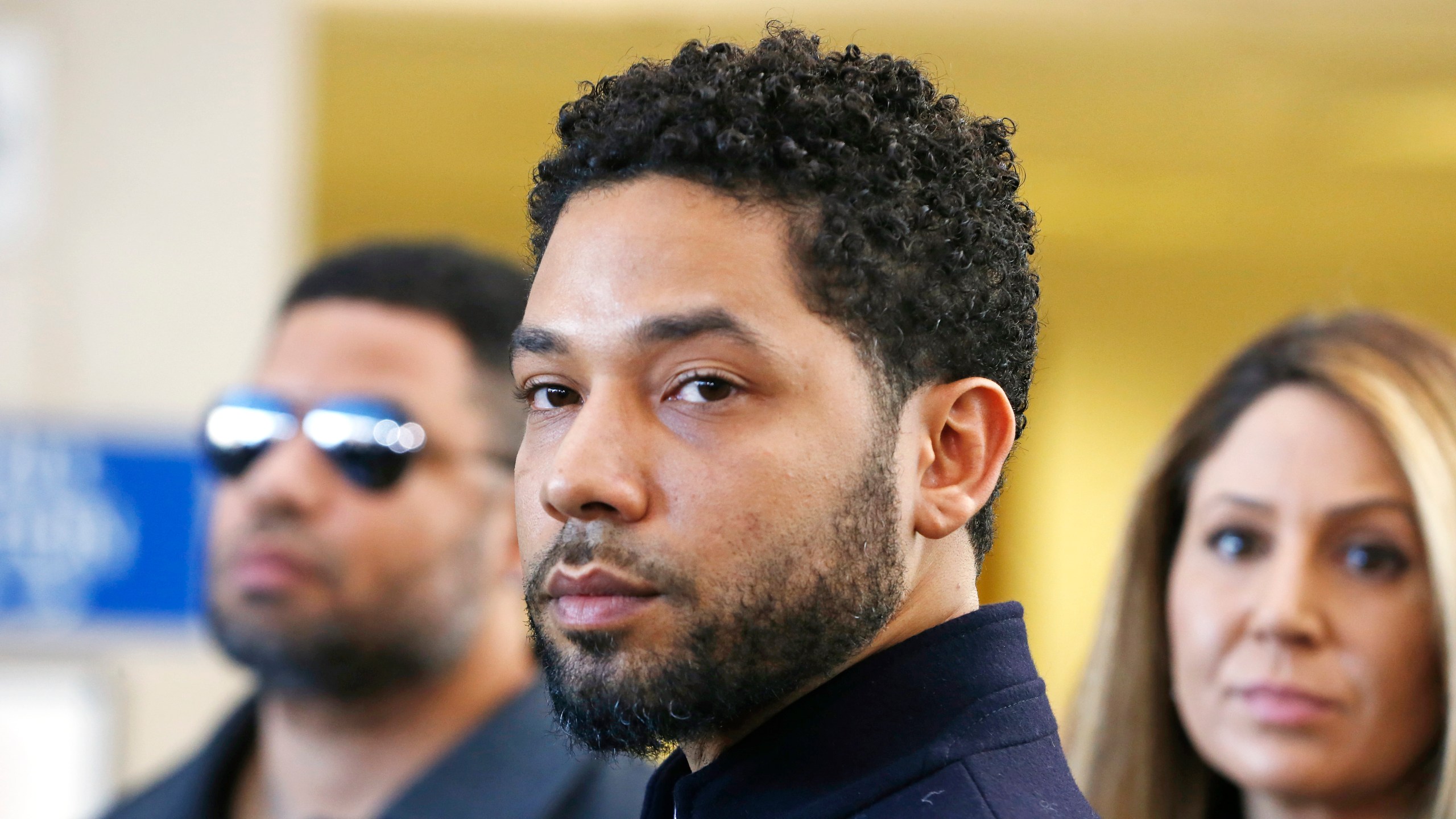 Actor Jussie Smollett after his court appearance at Leighton Courthouse on March 26, 2019, in Chicago, Illinois.(Credit: Nuccio DiNuzzo/Getty Images)