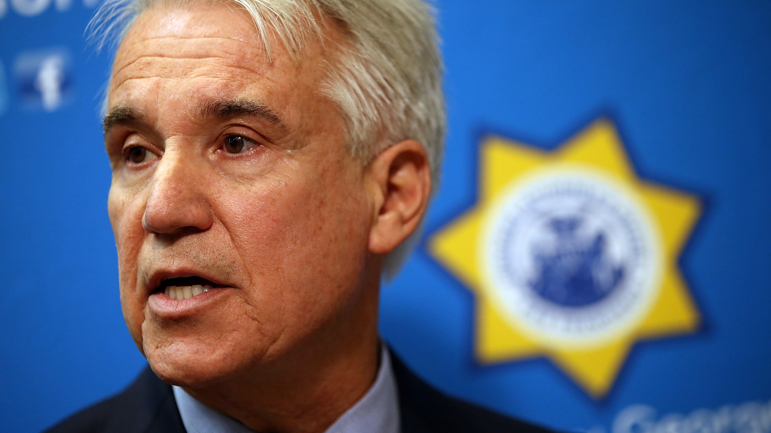 San Francisco District Attorney George Gascon speaks during a new conference on Dec. 9, 2014. (Justin Sullivan / Getty Images)