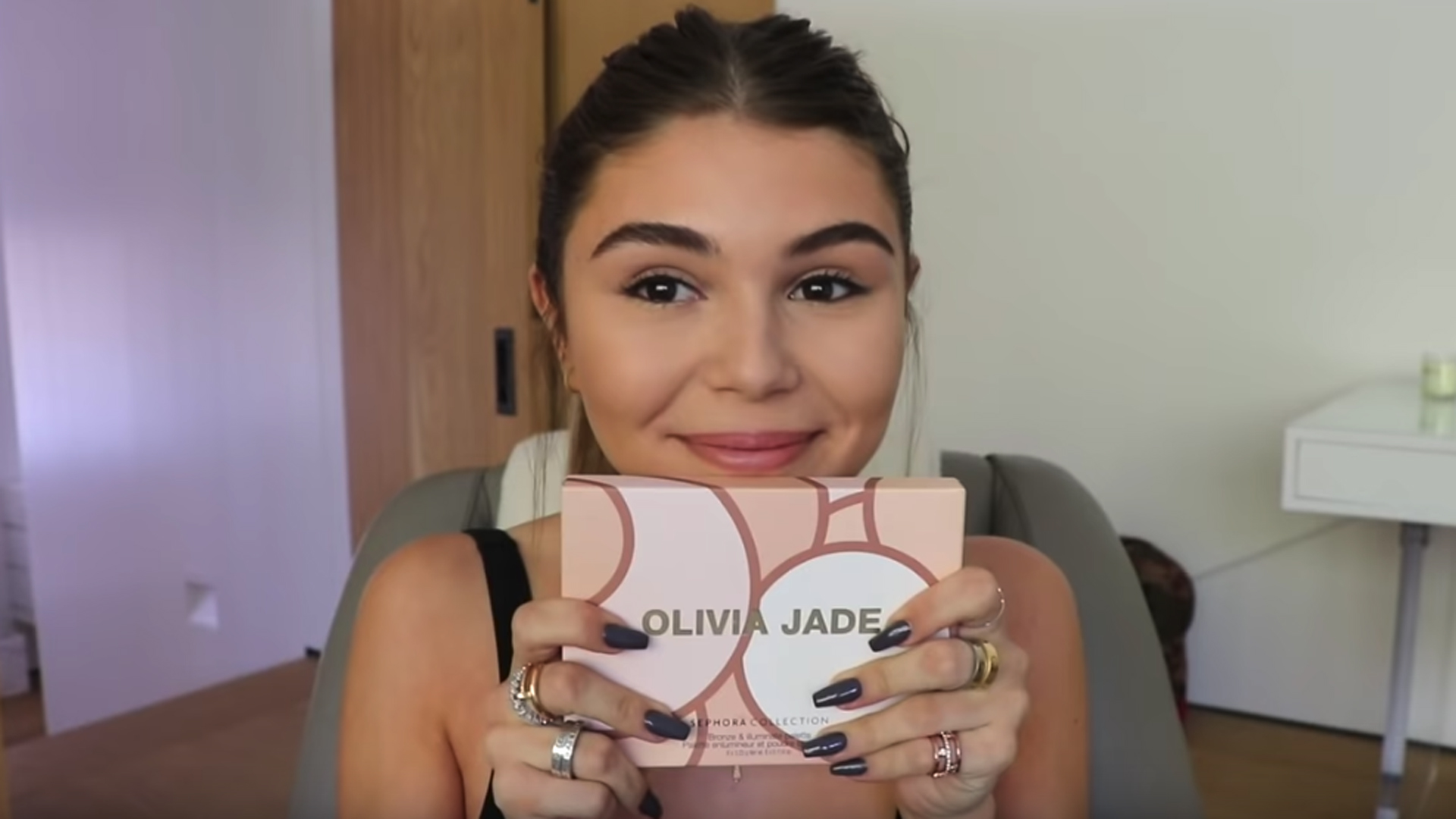 Olivia Jade Giannulli introduced her Sephora palette in a video posted to her YouTube channel in December.